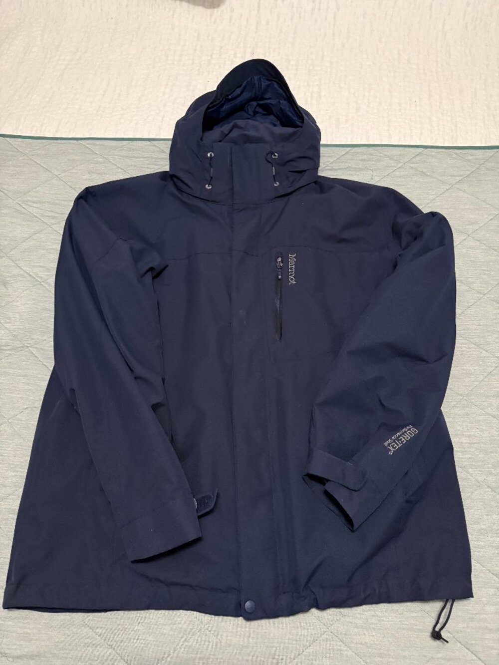 Mens Marmot Performance Gore Tex Shell Jacket Blue XL